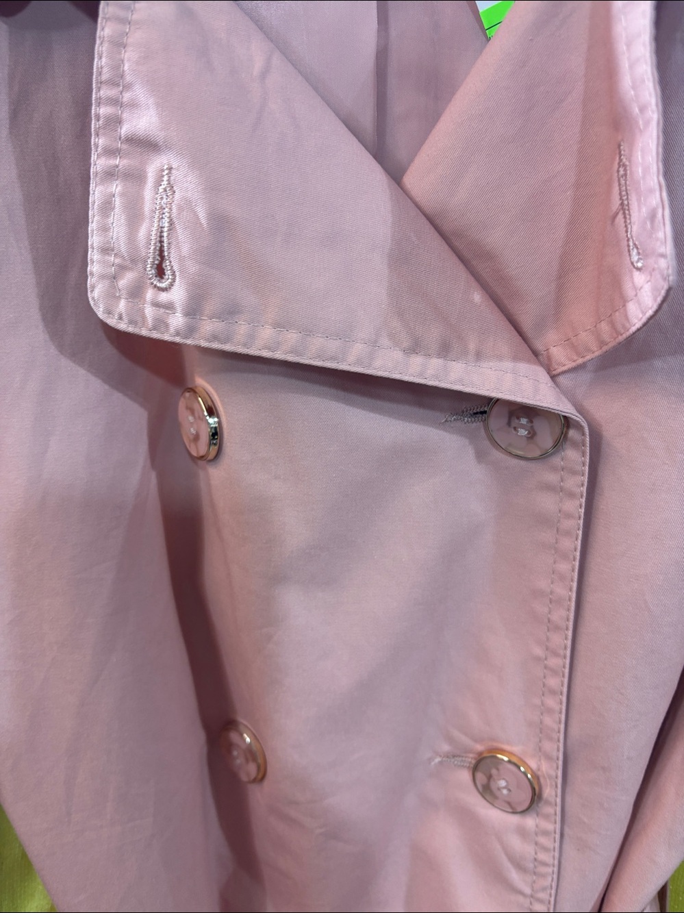 NWT Pink Trenchcoat $119 - Picture 2 of 6